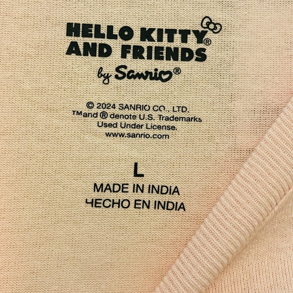Sanrio Hello Kitty and Friends Group Graphic Pink T-Shirt - Picture 3 of 4